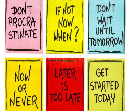 Precrastination, Procrastination and Nocrastination